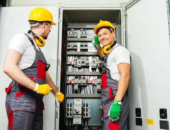 standing electrician
